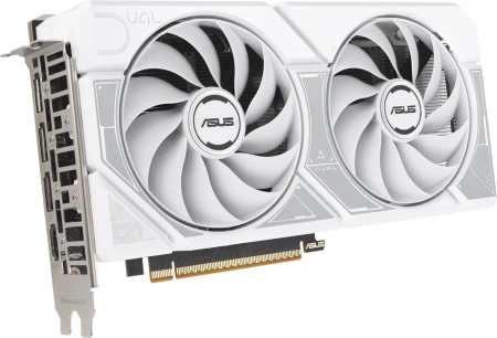 Видеокарта ASUS Dual GeForce RTX 5060 8GB GDDR7 White OC Edition DUAL-RTX5060-O8G-WHITE