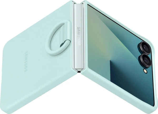 Чехол Samsung Ring Case Z Flip7 EF-PF766TMEGRU (мятный)