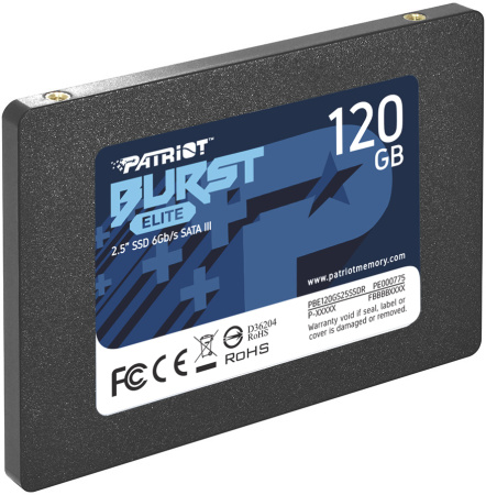 Внутренний SSD-накопитель Patriot Burst Elite 120GB PBE120GS25SSDR