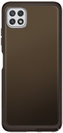 Чехол Samsung Soft Clear Cover для Samsung A22 (черный)