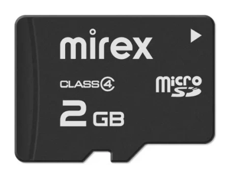 Карта памяти Mirex 2GB microSDHC 13613-ADTMSD02 (с адаптером)