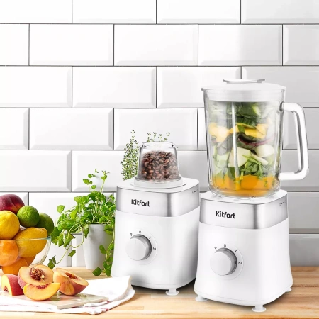 Блендер «3 в 1» Kitfort KT-3030-2 (белый)