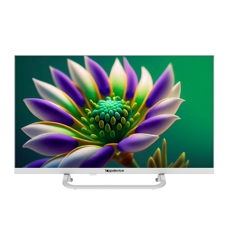 Телевизор Topdevice NEO Frameless TDTV24CS04H_WE (24”, Smart TV (WildRed), Wi-Fi, Bluetooth, Ethernet, белый)