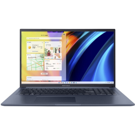 Ноутбук Asus VivoBook 17 / X1704ZA-AU096 / i5-1235U / 17.3 FHD IPS / Iris Xe / 16Gb / 512Gb / DOS / noODD / Blue