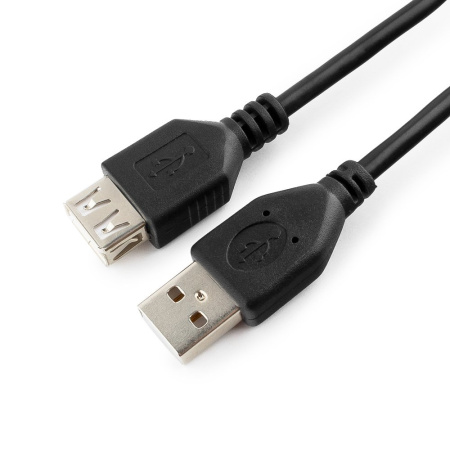 Удлинитель USB Type-A Cablexpert CCF2-USB2-AMAF-15 (USB 2.0, AM-AF, 4.5м, черный)