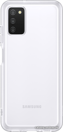 Чехол Samsung Soft Clear Cover для A03s, прозрачный