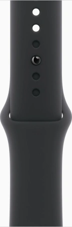 Умные часы Apple Watch Series 11 42 мм (алюминиевый корпус, черный/черный, спортивный силиконовый ремешок S/M)