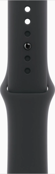 Умные часы Apple Watch Series 11 42 мм (алюминиевый корпус, черный/черный, спортивный силиконовый ремешок S/M)