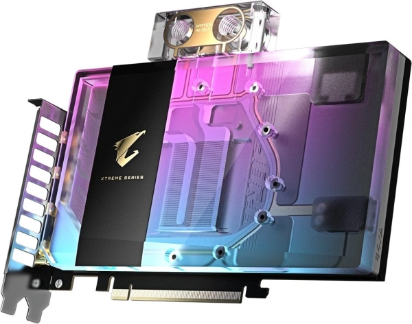 Видеокарта Gigabyte Aorus GeForce RTX 5080 Xtreme Waterforce WB 16G GV-N5080AORUSX WB-16GD