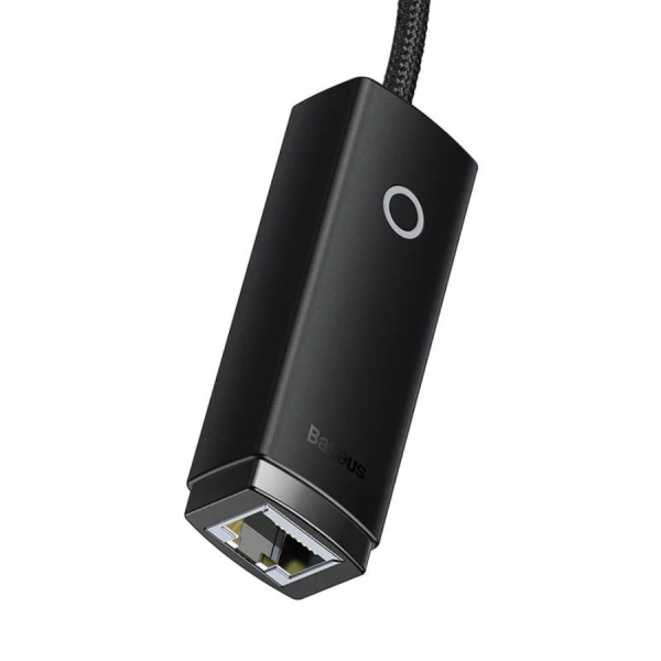 Сетевой адаптер Baseus Lite USB Type-C - RJ45 WKQX000301 (черный)