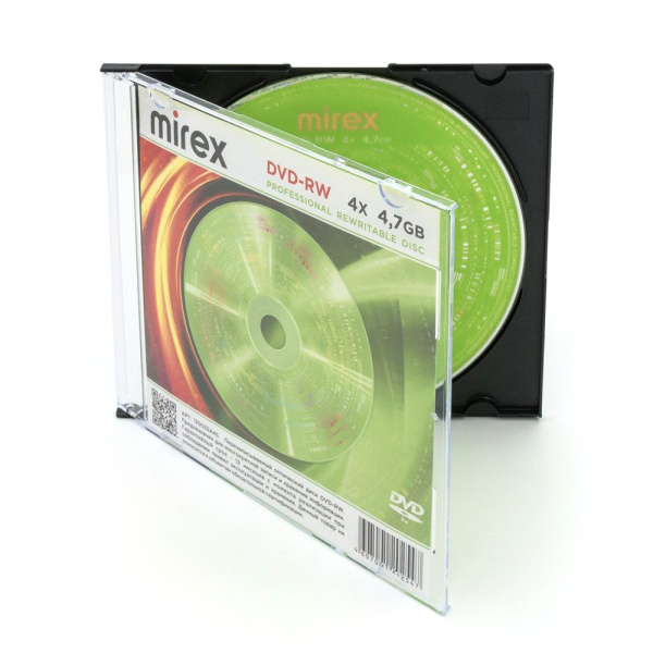 Диск DVD-RW Mirex 4.7Gb 4x (1 шт)