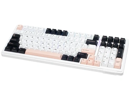 Клавиатура AULA F99 (белый/розовый/черный)