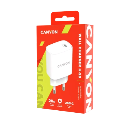 Сетевое зарядное Canyon H-20 (20 Вт)