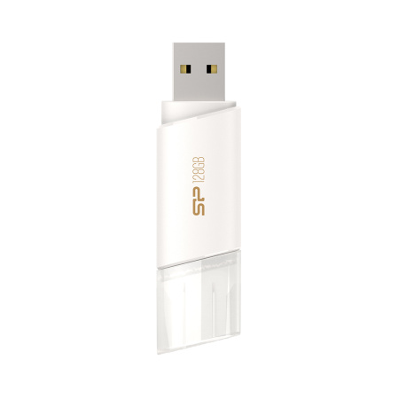 Флеш накопитель 32GB Silicon Power Blaze - B06 White