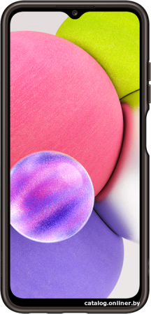 Чехол Samsung Soft Clear Cover для A03s, чёрный