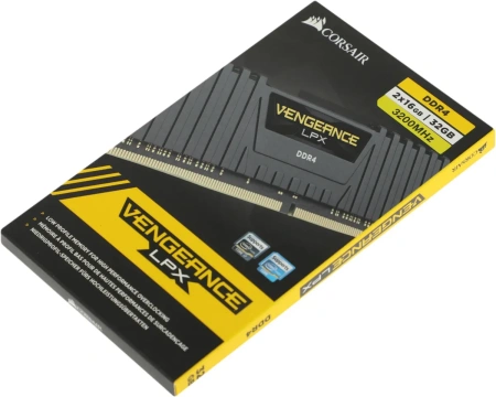 Оперативная память Corsair 2x16ГБ Vengeance LPX DDR4 CMK32GX4M2E3200C16 (3200МГц)