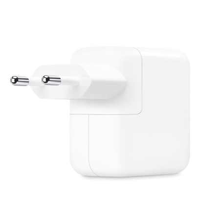 Сетевое зарядное Apple A2676 Dual USB-C MW2K3ZM/A (Type-C, 35W, белый) 