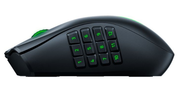 Игровая мышь Razer Naga Pro (оптическая, 20000 dpi, 17 кнопок, черная)