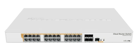 Управляемый коммутатор 3-го уровня Mikrotik CRS328-24P-4S+RM