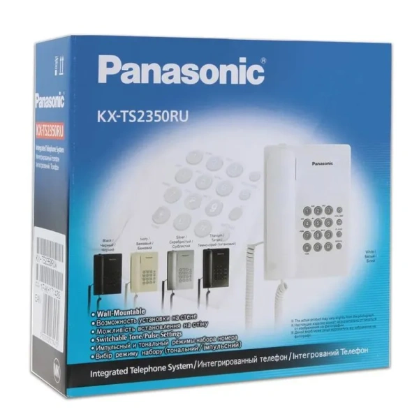 Проводной телефон Panasonic КХ-ТS2350RUB (черный)