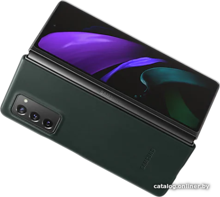 Чехол Samsung Leather Cover для FOLD2, Green