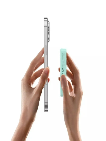 Внешний аккум Baseus MagPro Magnetic Bracket Wireless Fast-Charging 5000мАч 20Вт CN PPCXZ05 (мятный)