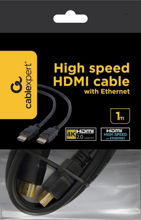 Кабель HDMI Cablexpert CC-HDMI4-1M (1м, черный)