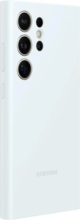 Чехол-накладка Silicone Case S24 Ultra (белый)