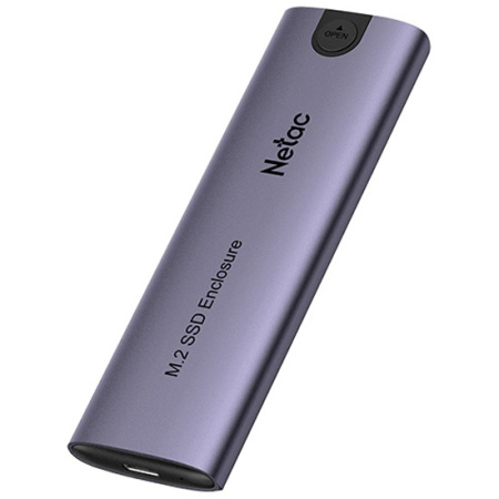 Внешний корпус M2 NVMe/SATA Netac WH51 USB 3.1 Gen2, кабель А-C, кабель C-С