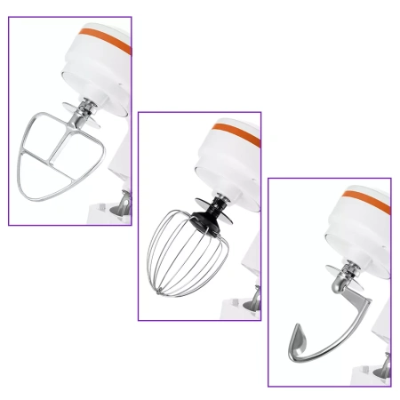 Планетарный миксер Kitfort KT-3045-3 (бело-оранжевый)