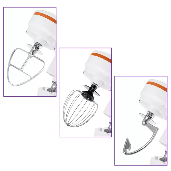 Планетарный миксер Kitfort KT-3045-3 (бело-оранжевый)