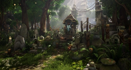 Kena: Bridge of Spirits. Deluxe Edition для PS4 (русские субтитры)