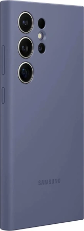 Чехол-накладка Silicone Case S24 Ultra (фиолетовый)