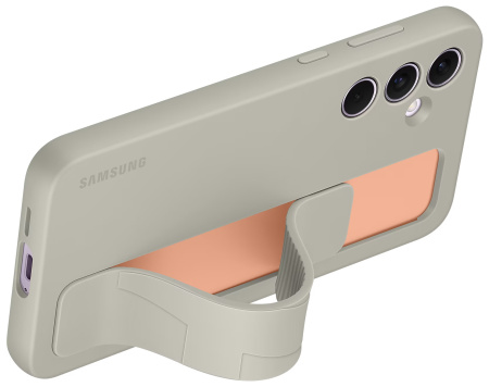 Чехол-накладка Samsung Standing Grip Case A55 5G (серый)
