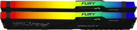 Оперативная память Kingston 2x16ГБ FURY Beast RGB DDR5 KF564C32BBEAK2-32 (6400МГц, EXPO)