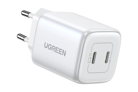 Сетевое зарядное устройство Ugreen CD294 (45W, белый)