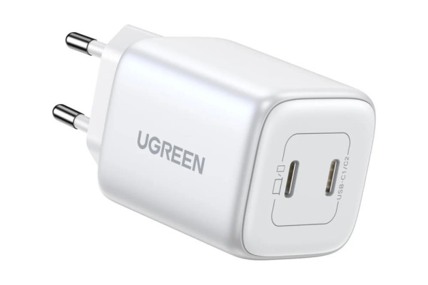 Сетевое зарядное устройство Ugreen CD294 (45W, белый)