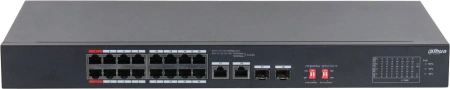Неуправляемый коммутатор Dahua S3218-16ET-240