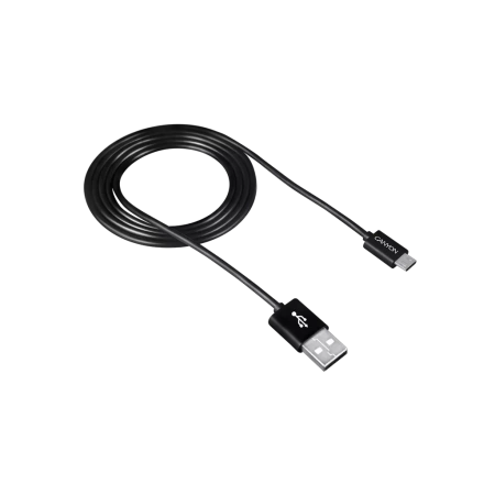 Кабель Canyon UM-1 USB Type-A - microUSB (1 м, черный)