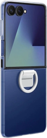 Чехол Samsung Ring Case Z Flip7 EF-QF766CTEGRU (прозрачный)