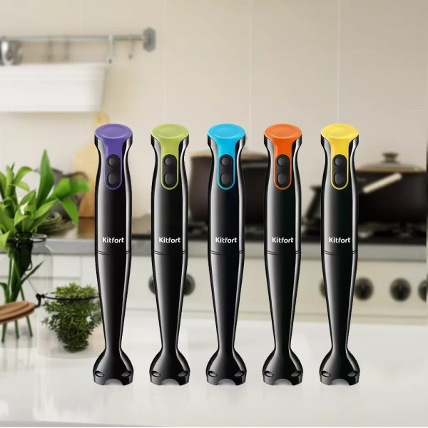 Блендер погружной Kitfort KT-3040-2 (черно-салатовый)