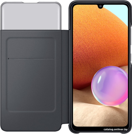 Чехол Samsung S View Wallet Cover для A32, черный