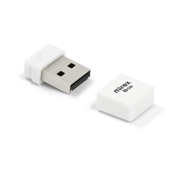 Флешка 8GB Mirex Color Blade Minca USB 2.0 13600-FMUMIW08 (белый)