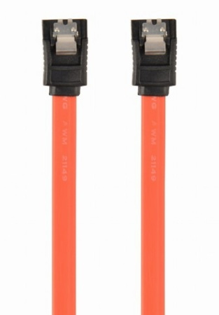 Кабель SATA Cablexpert CC-SATAM-DATA-XL (SATA 3.0, 1м, красный)