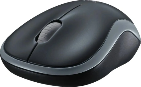 Мышь Logitech M185 (оптическая, 3 кнопки, серая)