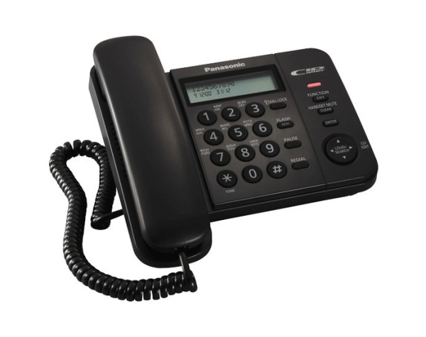Проводной телефон Panasonic KX-TS2356RUB (черный)