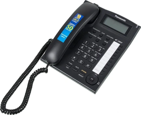 Телефон Panasonic KX-TS2388RUB (черный)