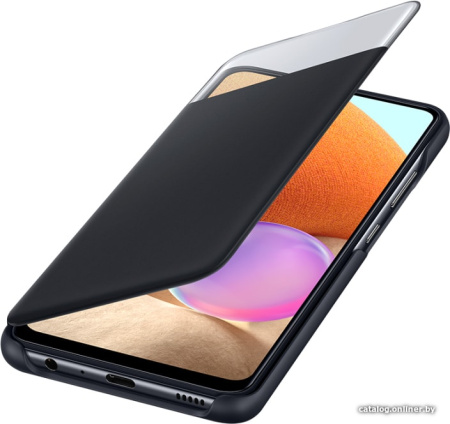 Чехол Samsung S View Wallet Cover для A32, черный