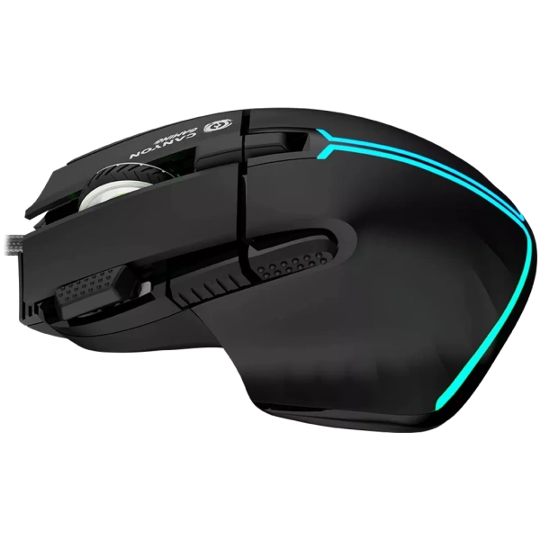 Игровая мышь Canyon Fortnax GM-636 (оптическая, 20000 dpi, 9 кнопок, черная)