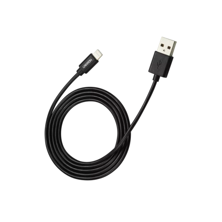 Кабель Canyon MFI-1 USB Type-A - Lightning (1 м, черный)